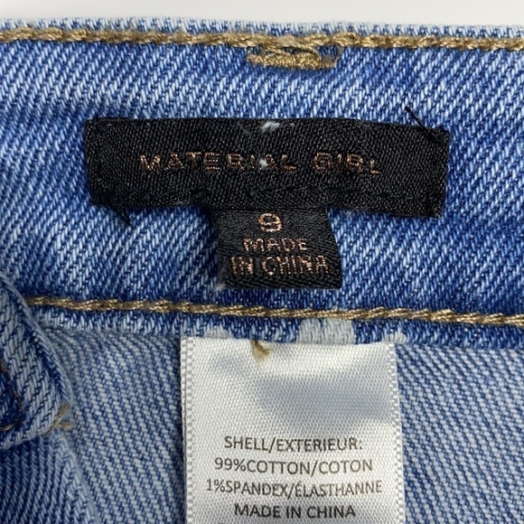 Material Girl Floral Raw Hem Shorts NWT Size 9 - Picture 8 of 9